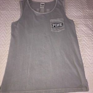 Victoria secret (PINK) gray  workout tank top !